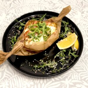 Треска с овощами